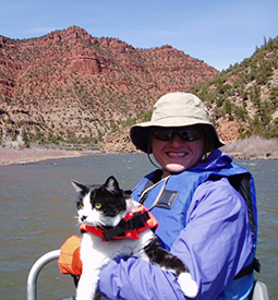 Terena and Kitty on River