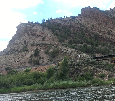 Mountain and Bridge