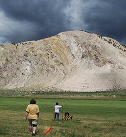 Storm Coming Over Mountain