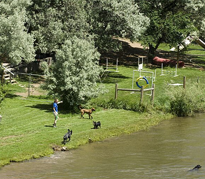 Playing in the River