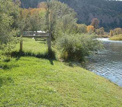 Yard and River